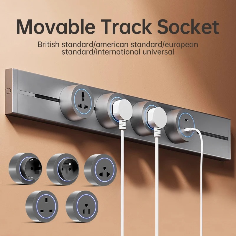 Power Strip Desk - Presa a muro nascosta Power Rail