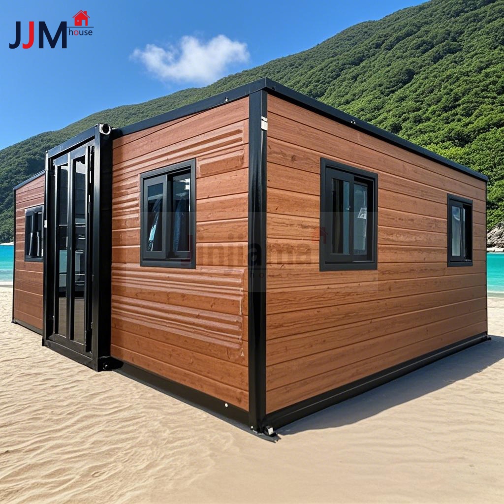 Home Office Or - Casa Container Prefabbricata di Lusso Espandibile