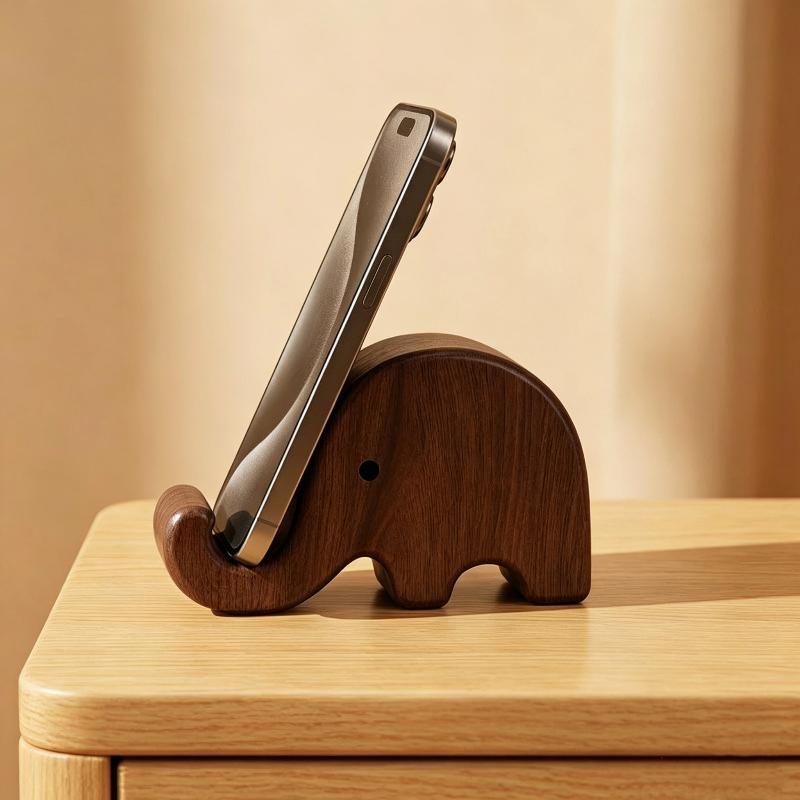 Home Office Ideas - Supporto per Telefono in Legno Massello