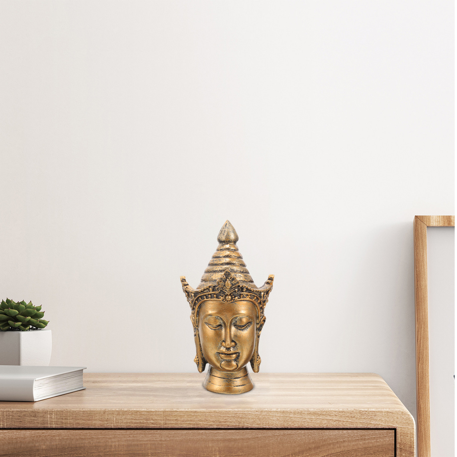 Office Table Home - Testa di Buddha, piccola decorazione zen