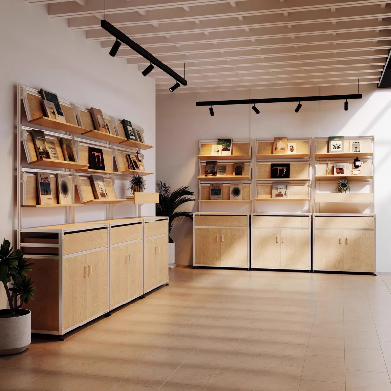 Home Office Furniture - Arredamento per Caffetteria Personalizzato, Espositore Moderno,