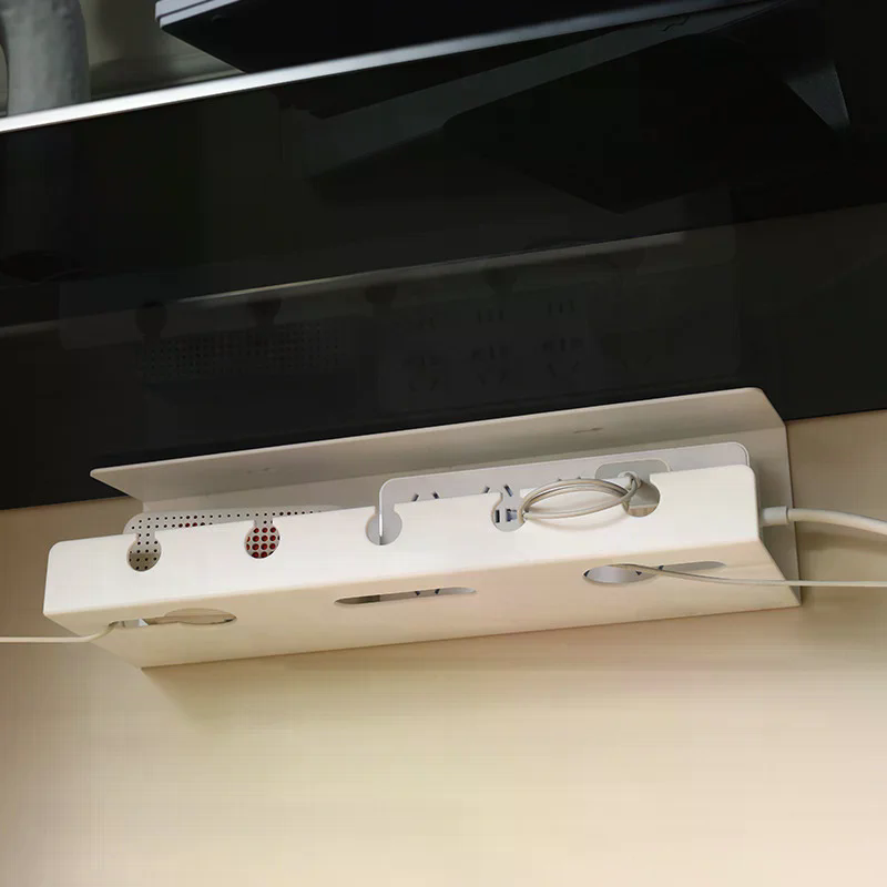 Power Strip Desk - Organizzatore Cavi Sotto Scrivania con Morsetto,