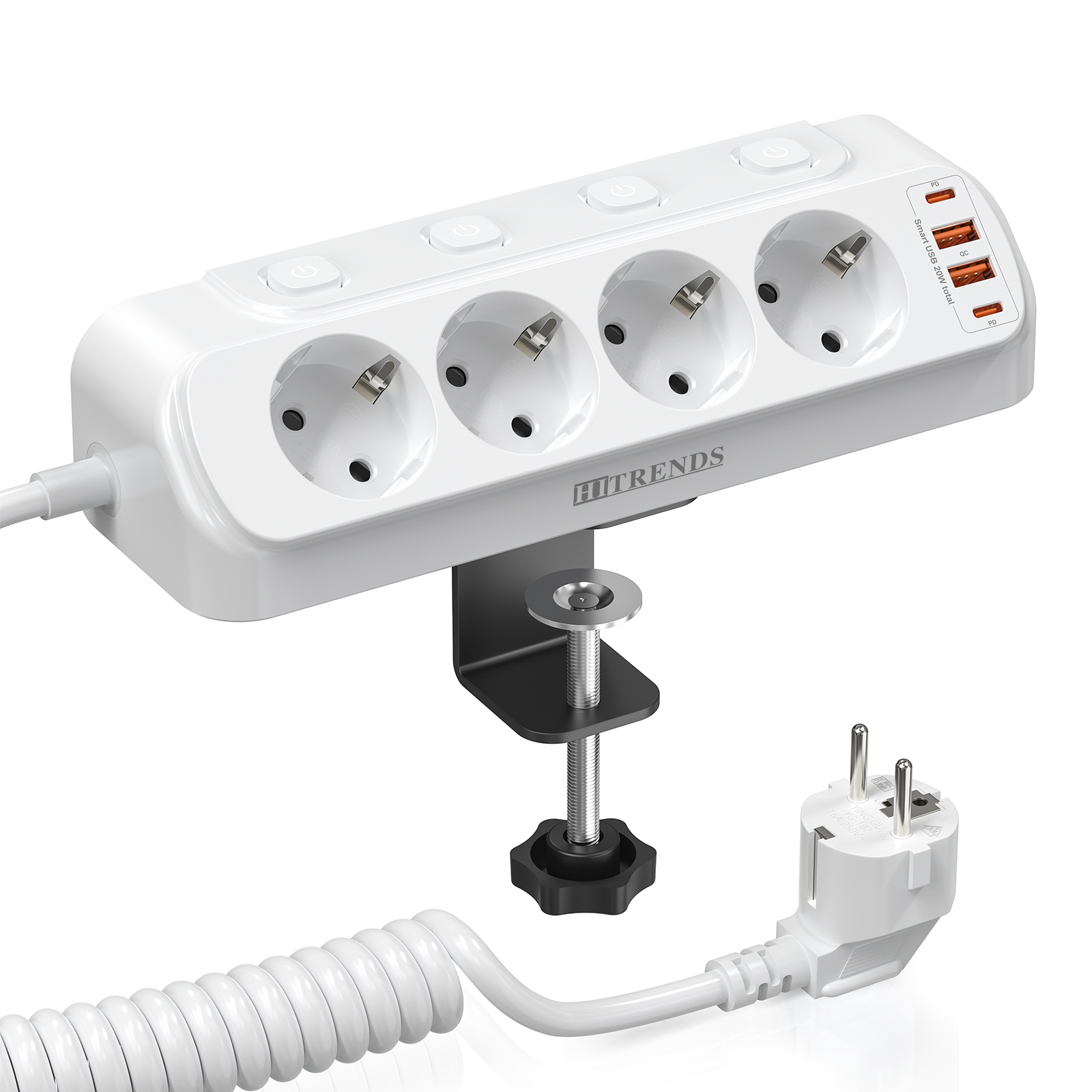 Presa Multipla Angolare 8-in-1 - Power Strip Desk recensione e prezzo