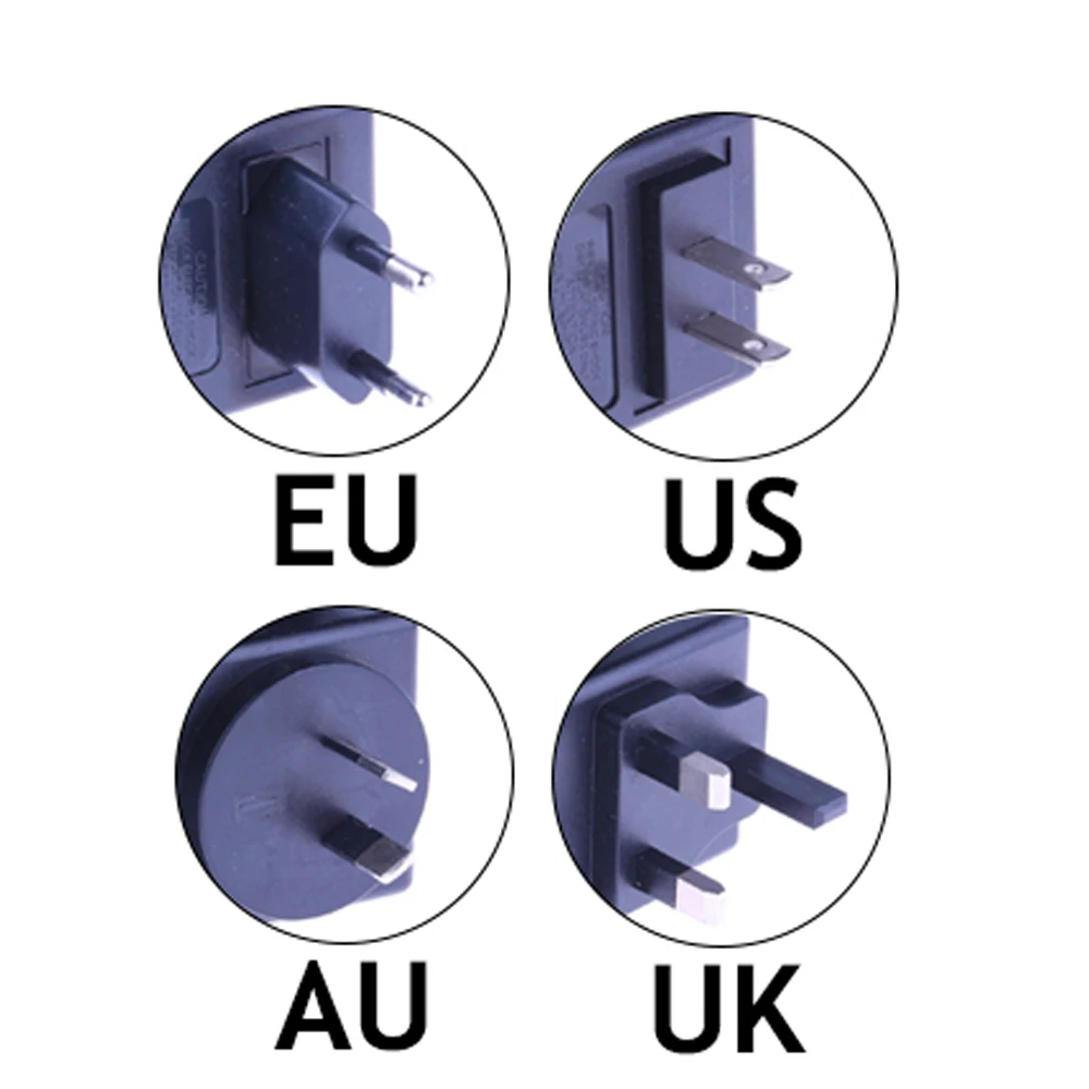 EU AU UK US Plug tipo 12V 1A 5 - Home Office Uk recensione e prezzo