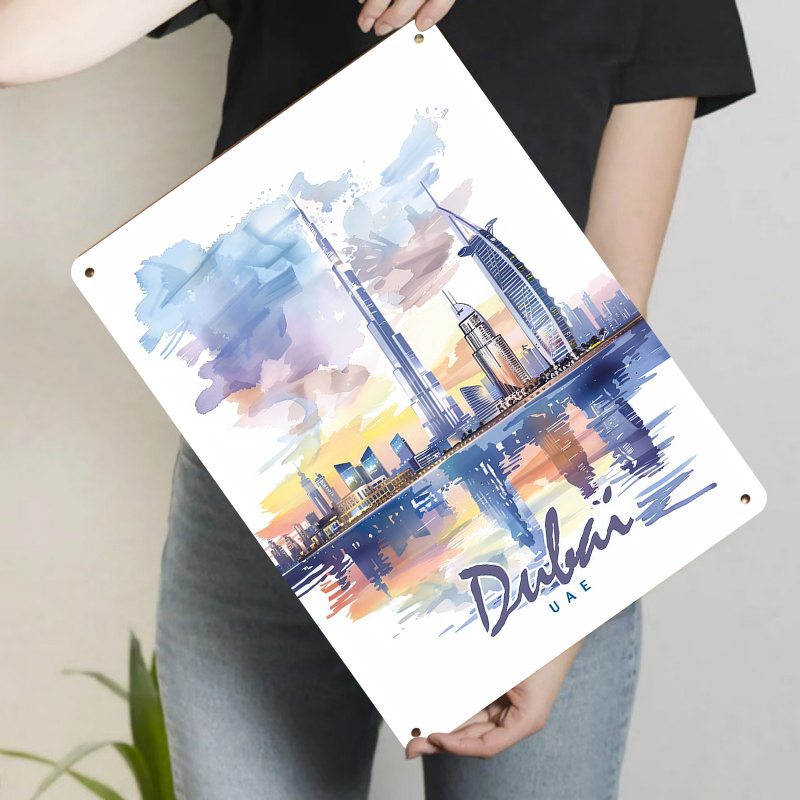 Dubai Skyline Acquerello Metal - Home Office Dubai recensione e prezzo