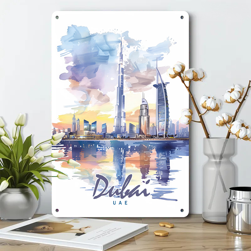 Dubai Skyline Acquerello Metal - Home Office Dubai recensione e prezzo