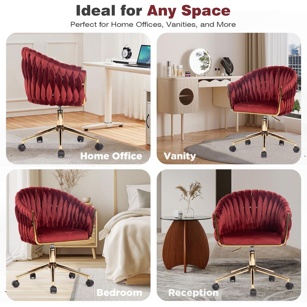 Sedia da Ufficio in Velluto, S - Home Office Or recensione e prezzo
