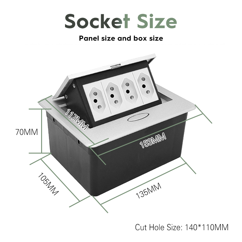 Presa da tavolo a scomparsa in - Power Strip Desk recensione e prezzo