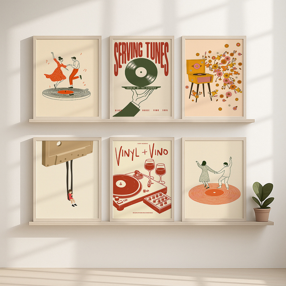 Poster su Tela Vintage con Tem - Home Office Or recensione e prezzo
