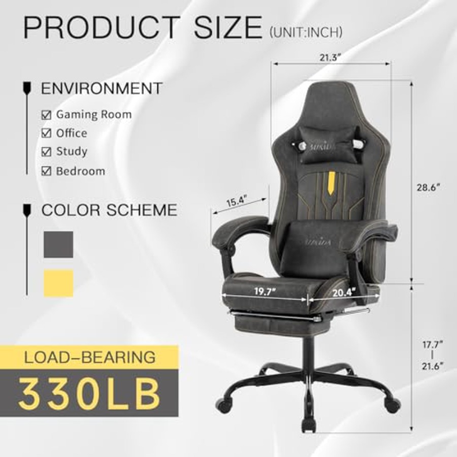 Sedia da gaming con poggiapied - Home Office Design recensione e prezzo