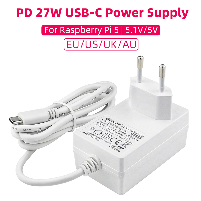 Raspberry Pi 5 5.1V 5A Aliment - Home Office Uk recensione e prezzo
