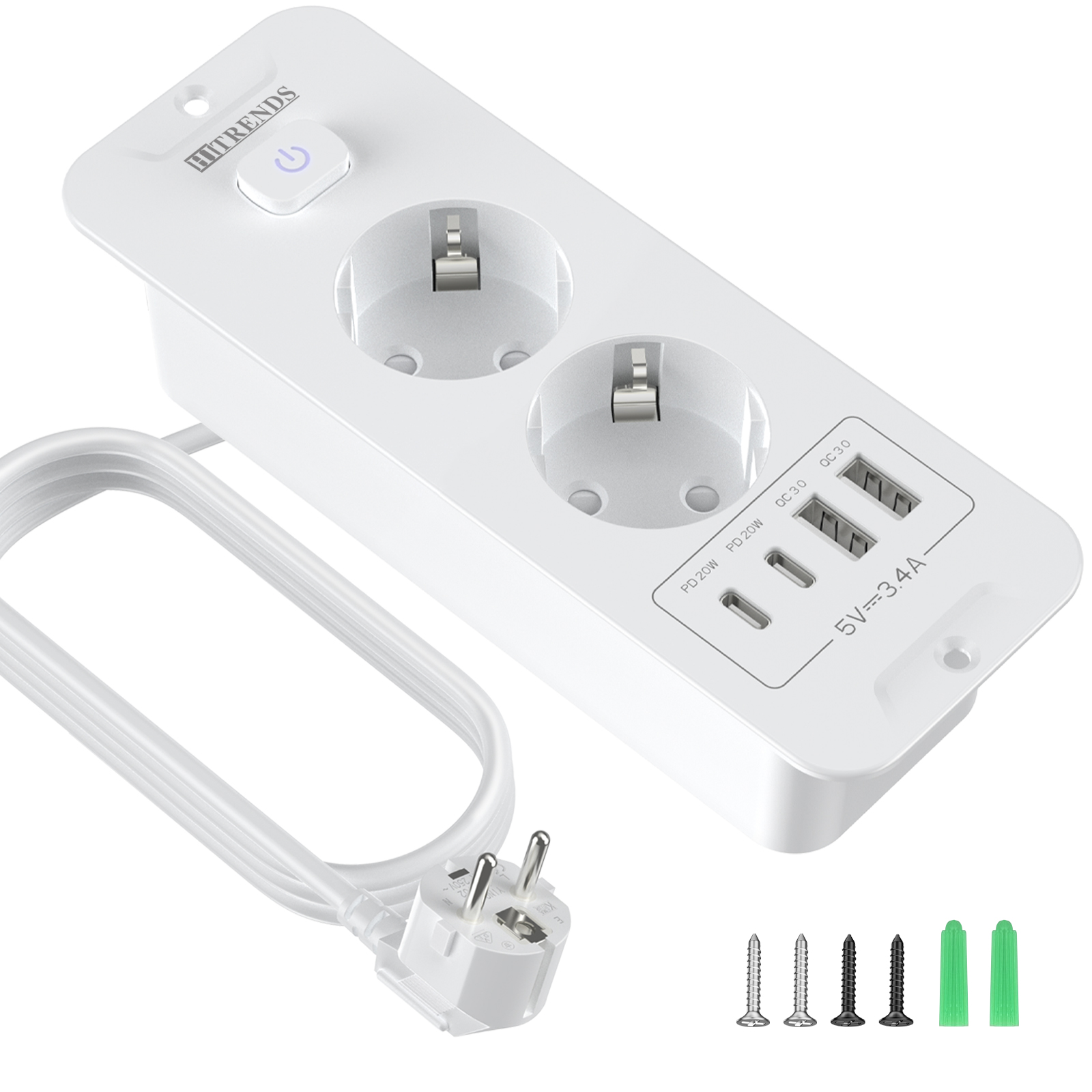 Presa Integrata EU, Multipresa - Power Strip Desk recensione e prezzo