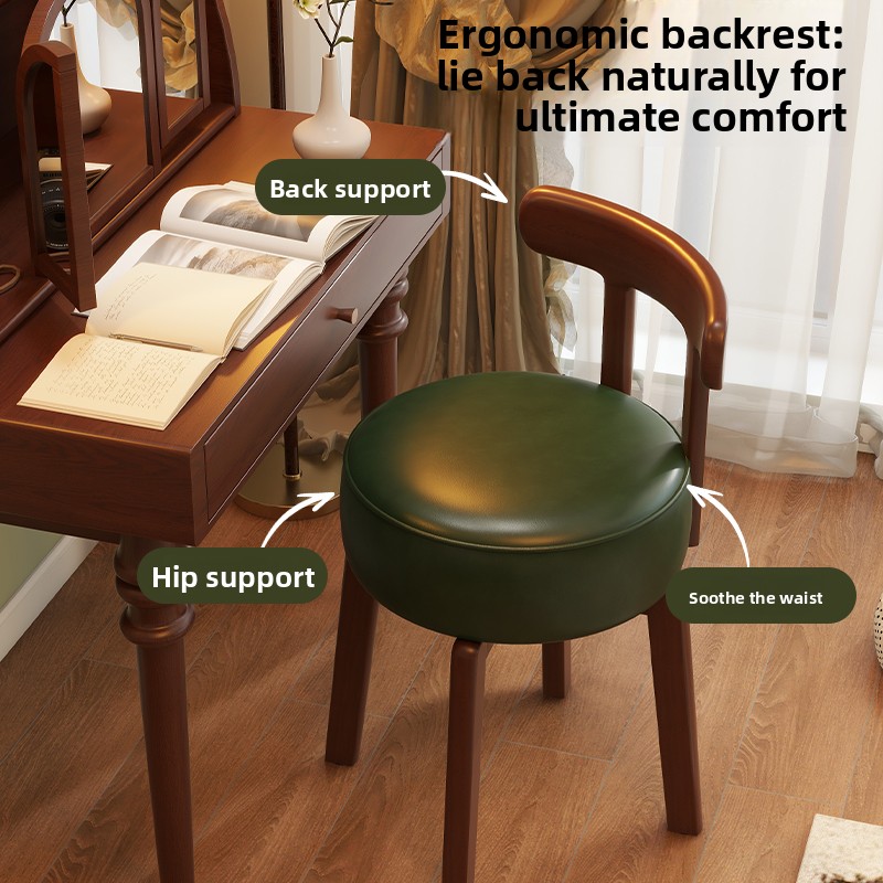 Sedia girevole in legno massel - Home Office Furniture recensione e prezzo
